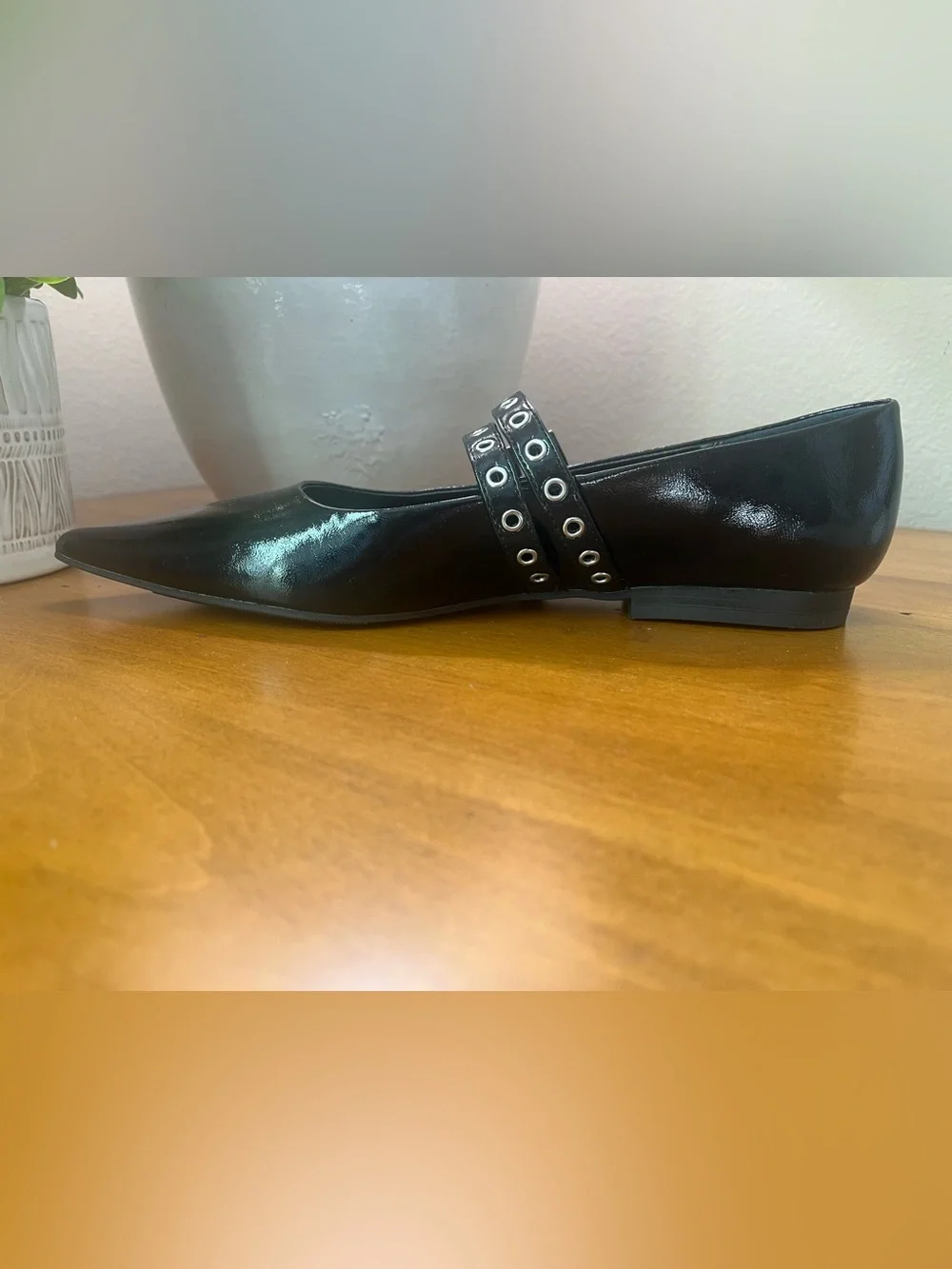 Nordstrom Open Edit Oriana Pointed Toe Mary Jane Flat • Size 8.5 • Like New